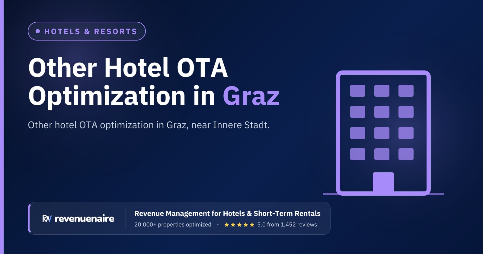 Other Hotel OTA Optimization in Graz, Austria