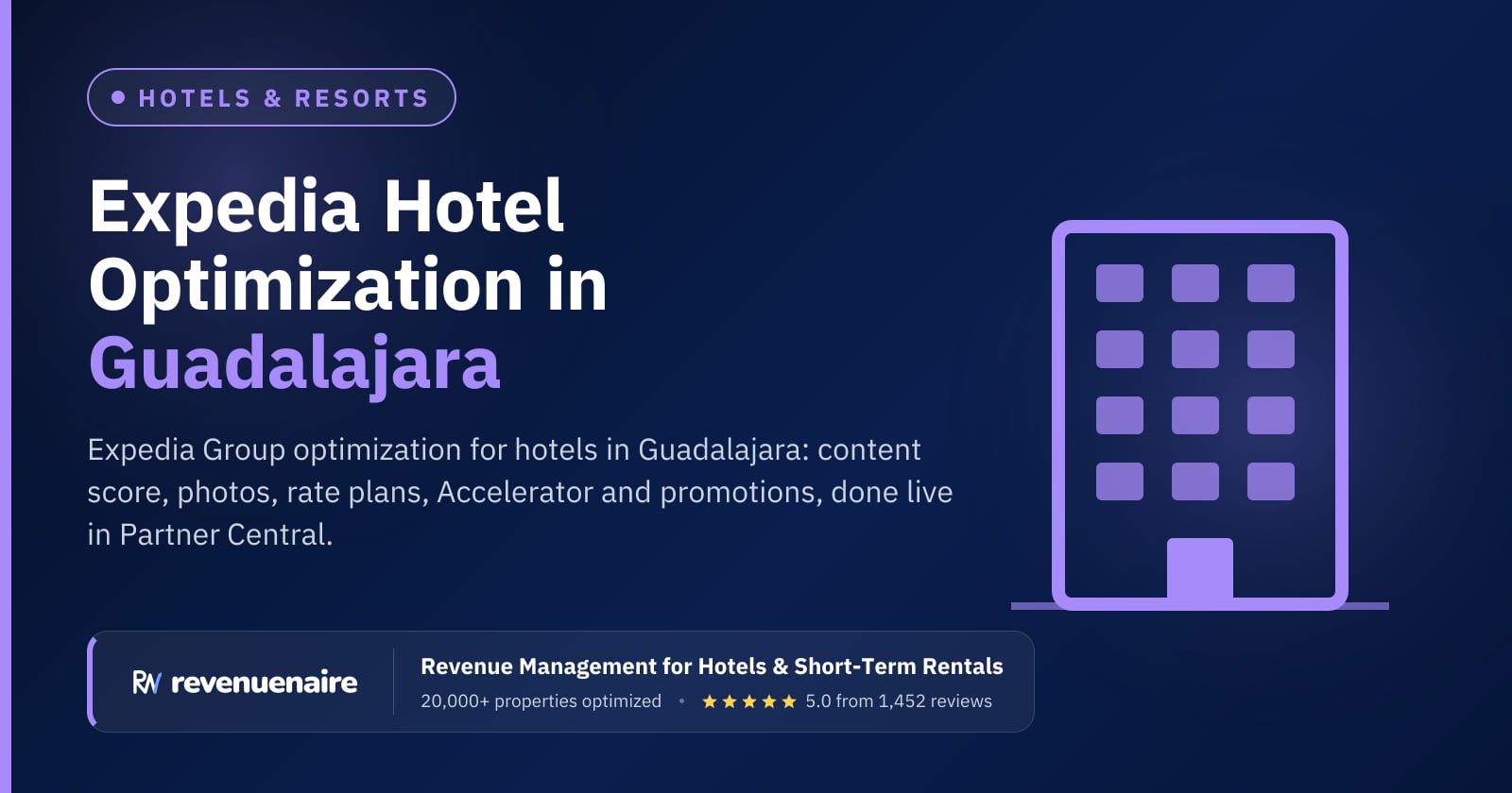 Expedia Optimization for Hotels in Guadalajara, Mexico