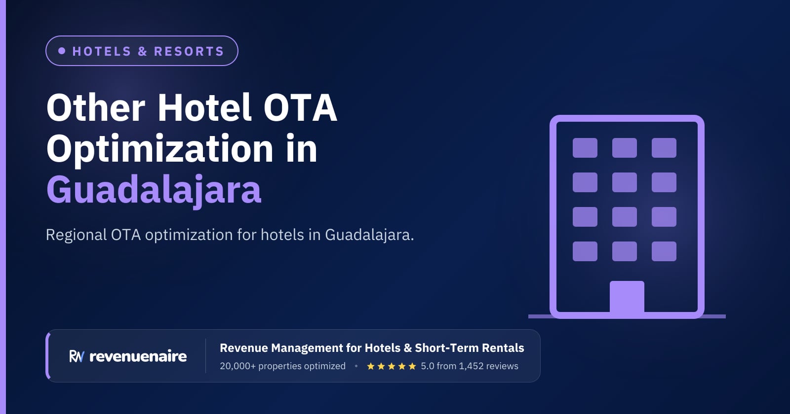 Other Hotel OTA Optimization in Guadalajara, Mexico