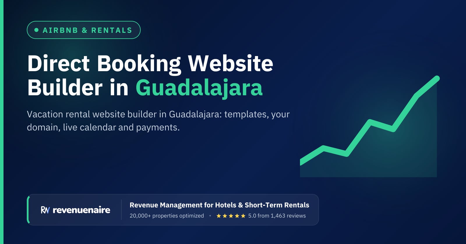 Short-Term Rental Website Builder in Guadalajara, Mexico