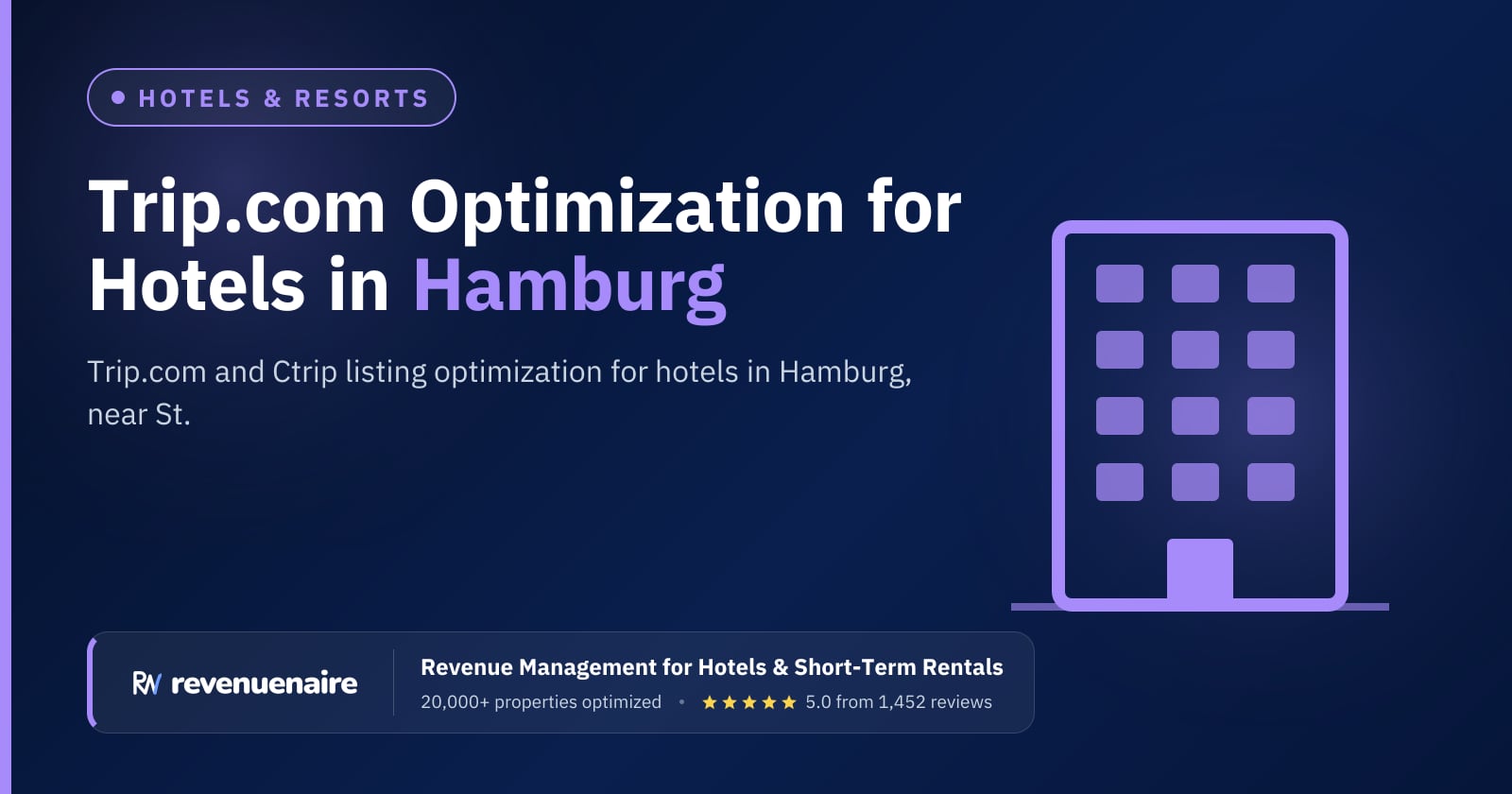 Trip.com Optimization for Hotels in Hamburg, Germany