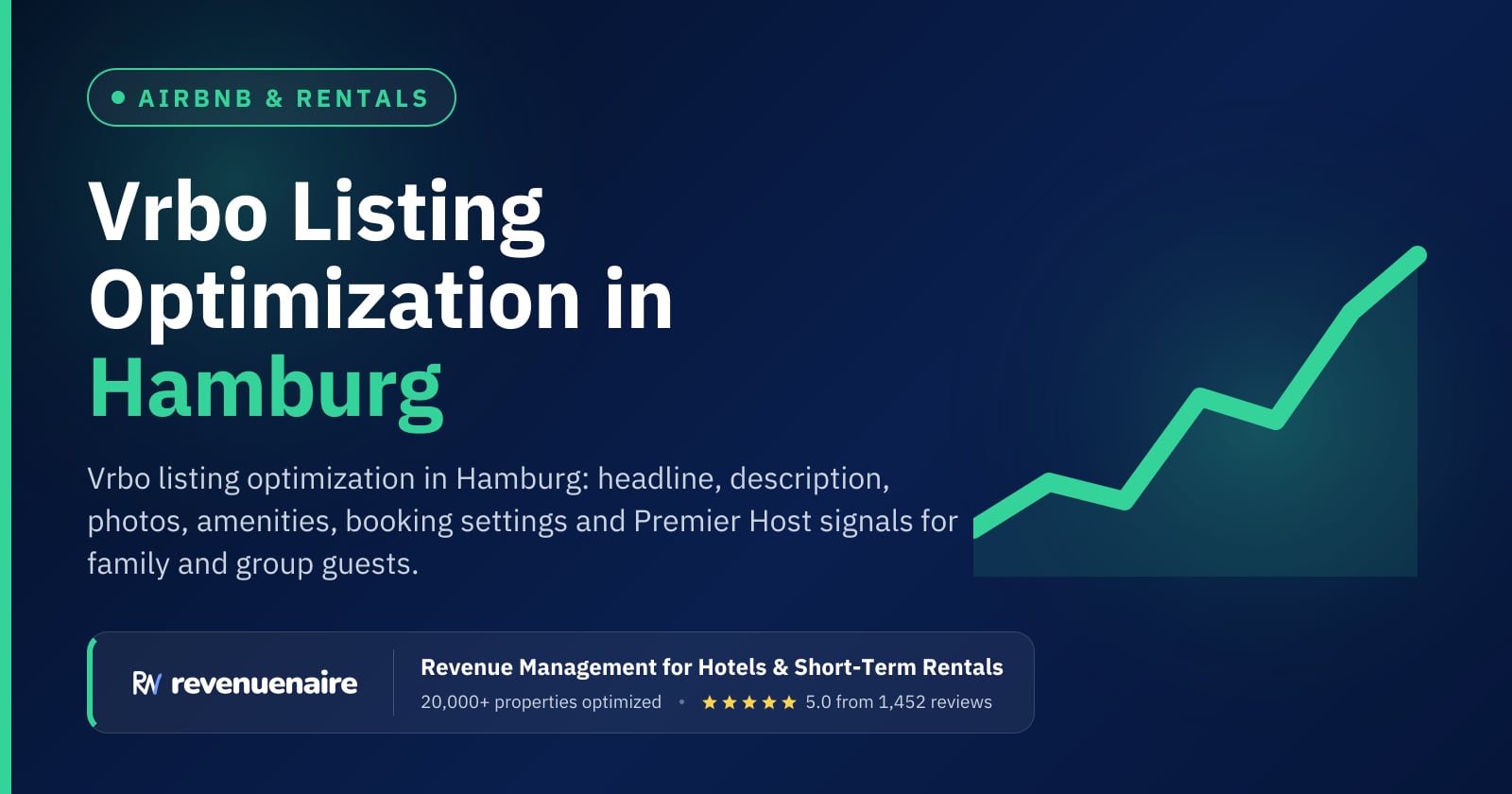 Vrbo Listing Optimization in Hamburg, Germany