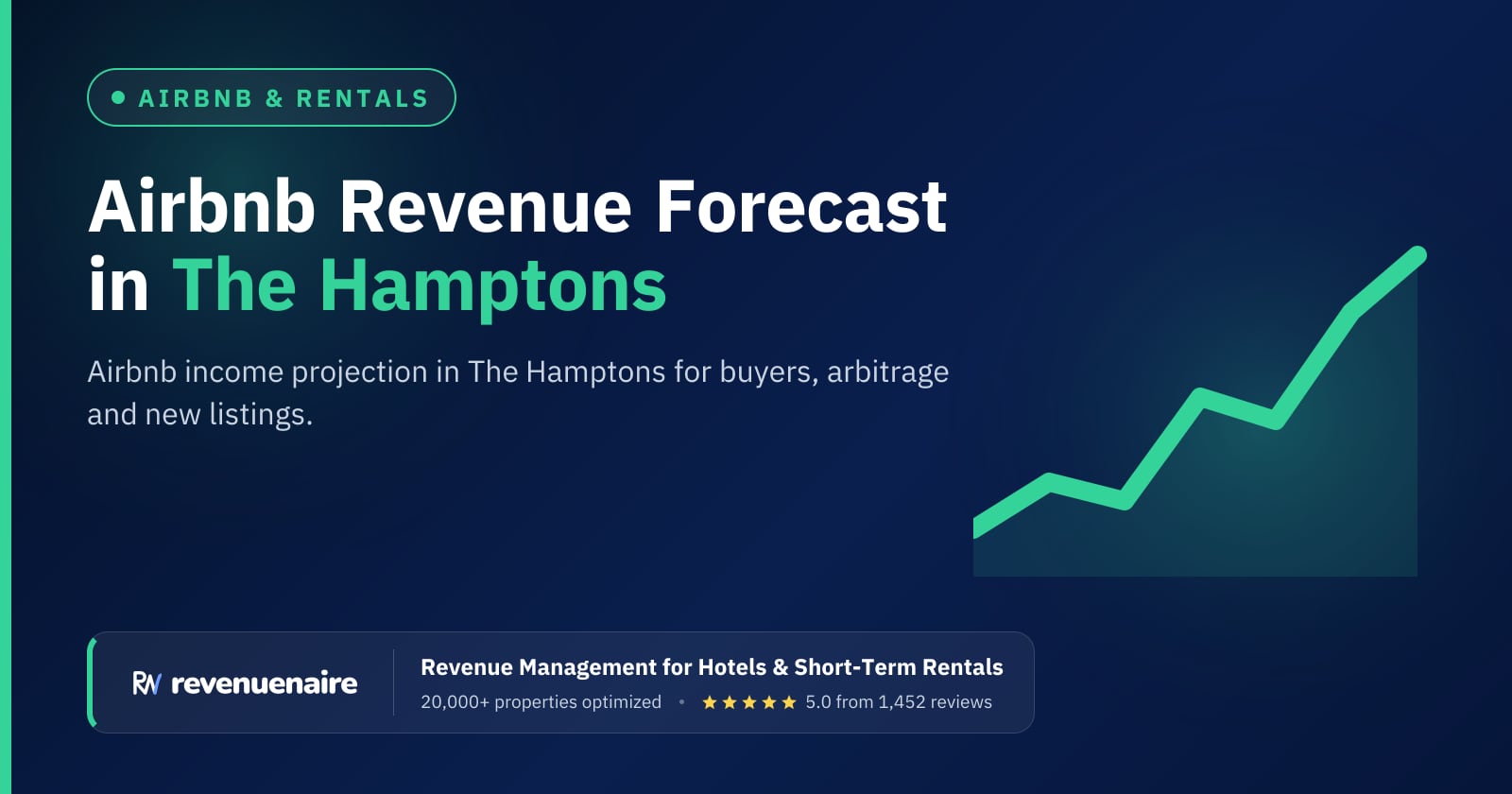 Airbnb Revenue Forecast in The Hamptons & Long Island, United States