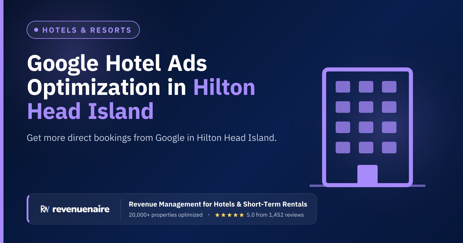 Google Hotel Ads Optimization in Hilton Head Island, United States
