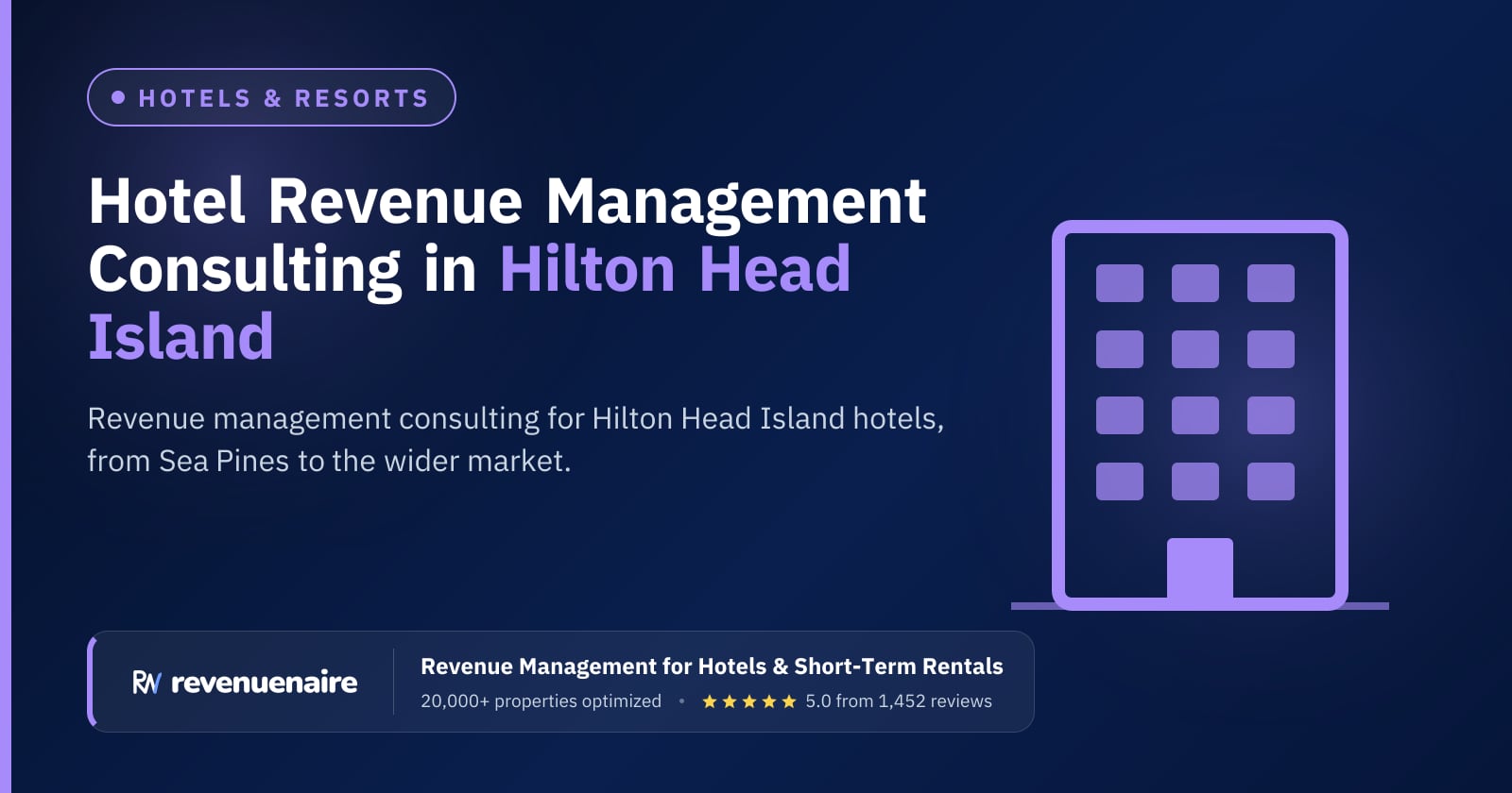 Hotel Revenue Management Consulting in Hilton Head Island, United States