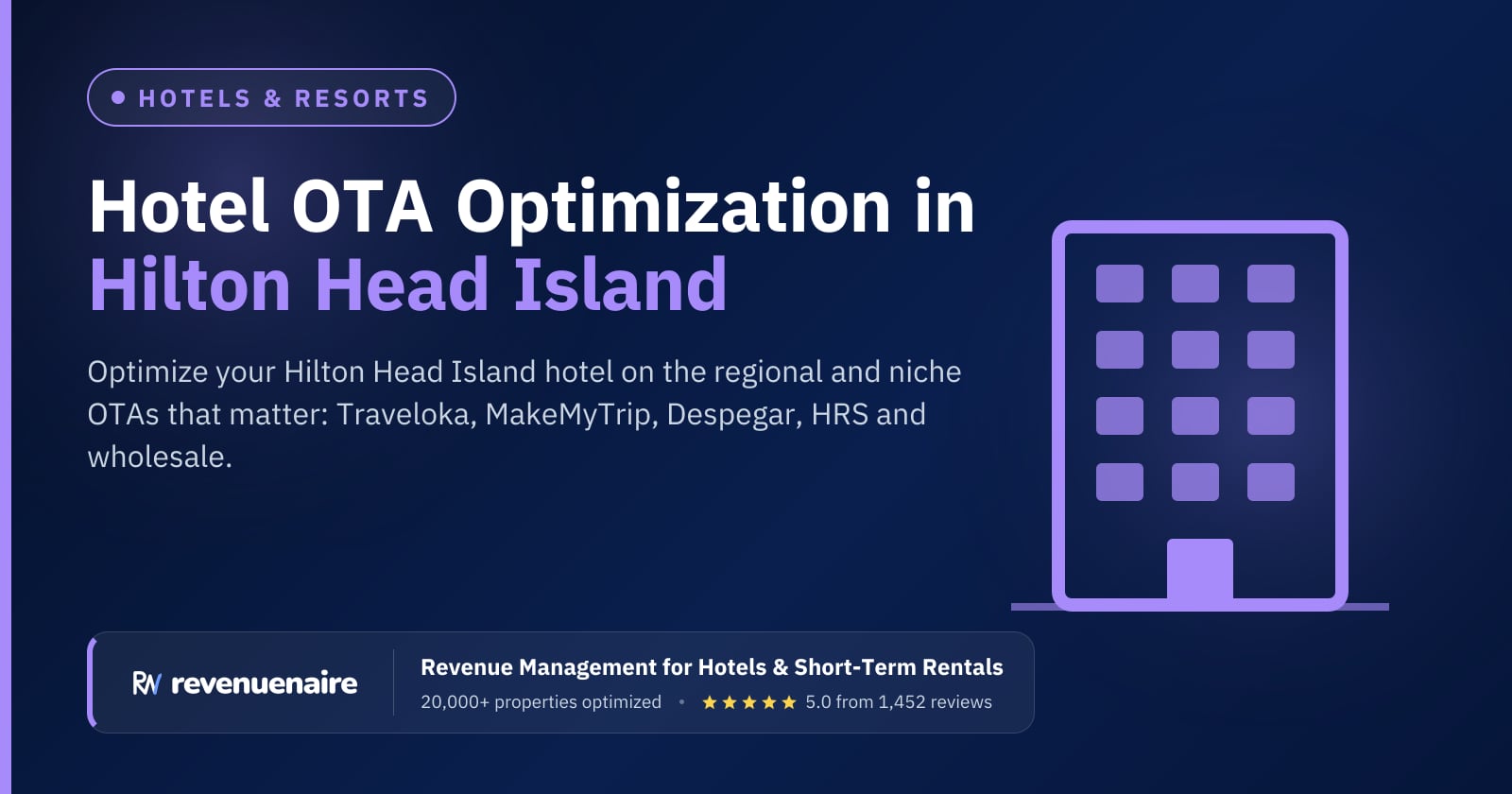 Other Hotel OTA Optimization in Hilton Head Island, United States