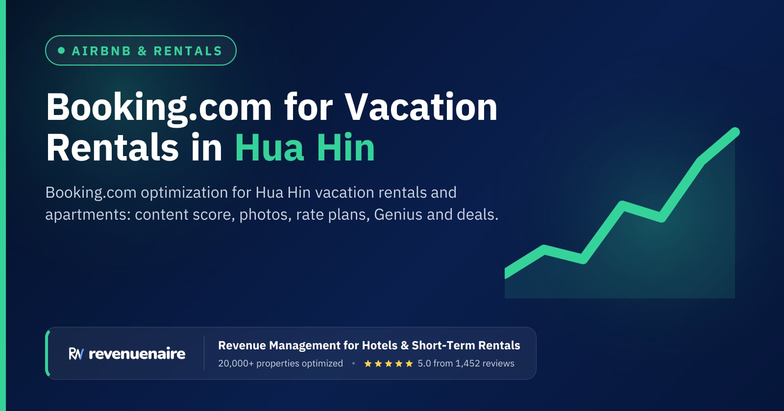 Booking.com Optimization for Rentals in Hua Hin, Thailand