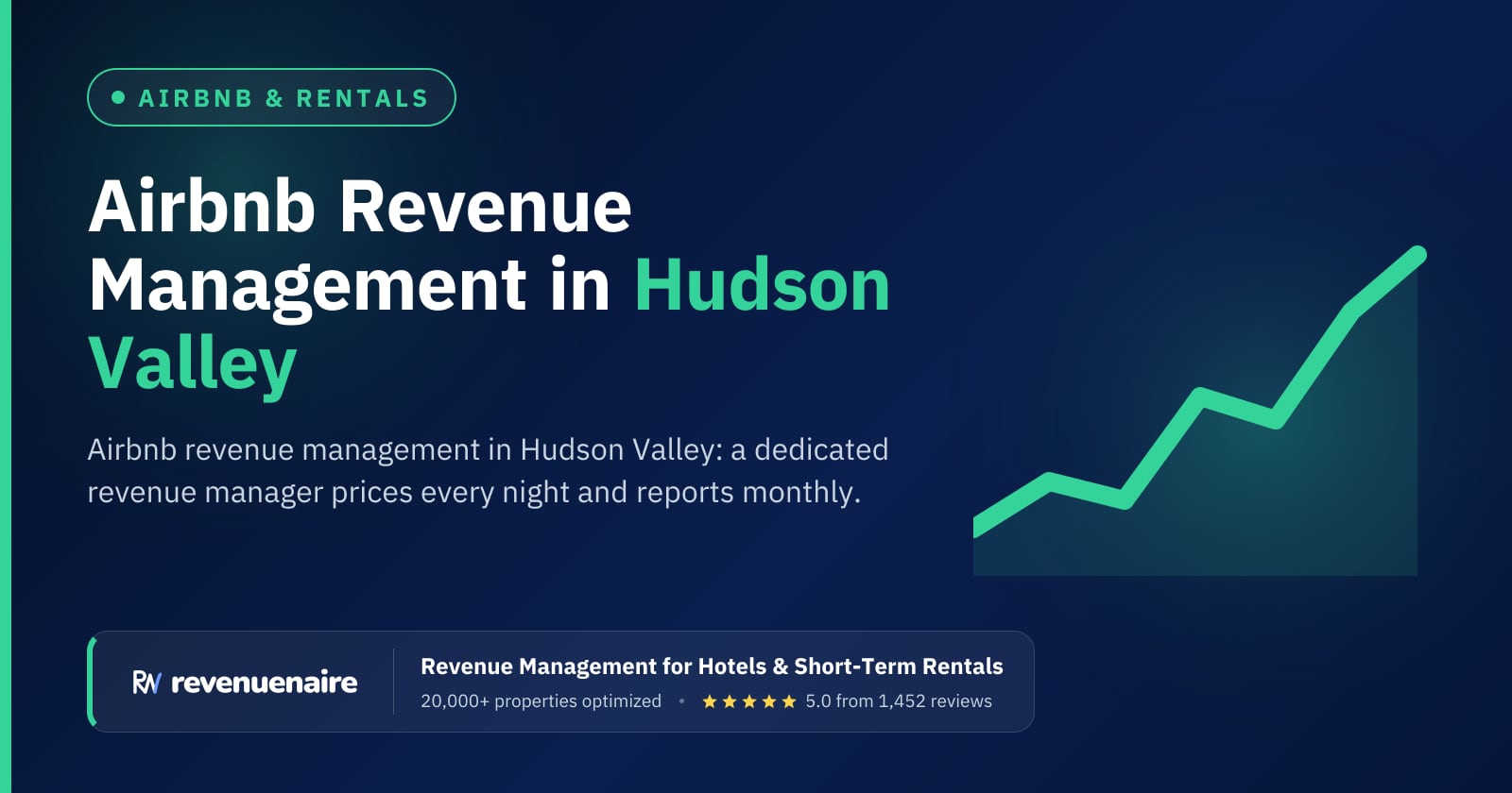 Airbnb Revenue Management in Hudson Valley & Catskills, United States