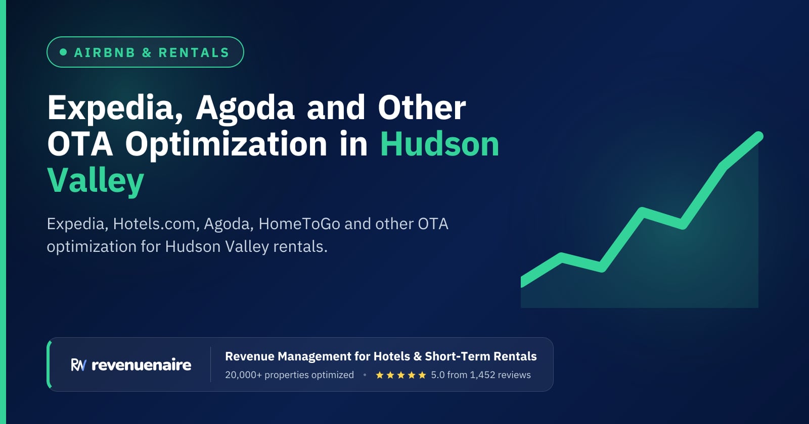 Expedia, Agoda and Other OTA Optimization in Hudson Valley & Catskills, United States