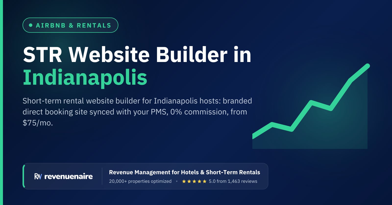 Short-Term Rental Website Builder in Indianapolis, United States