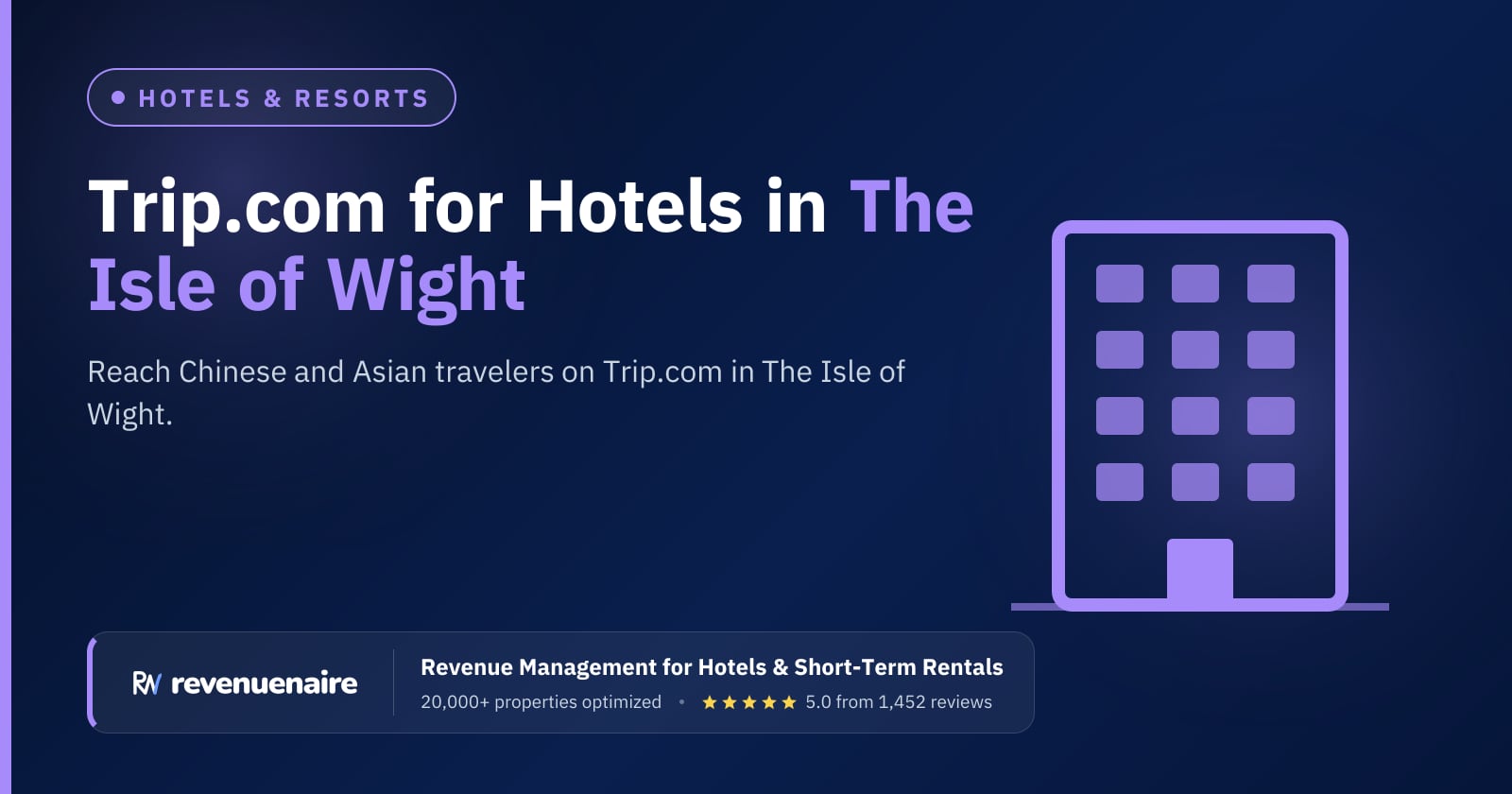 Trip.com Optimization for Hotels in The Isle of Wight, United Kingdom