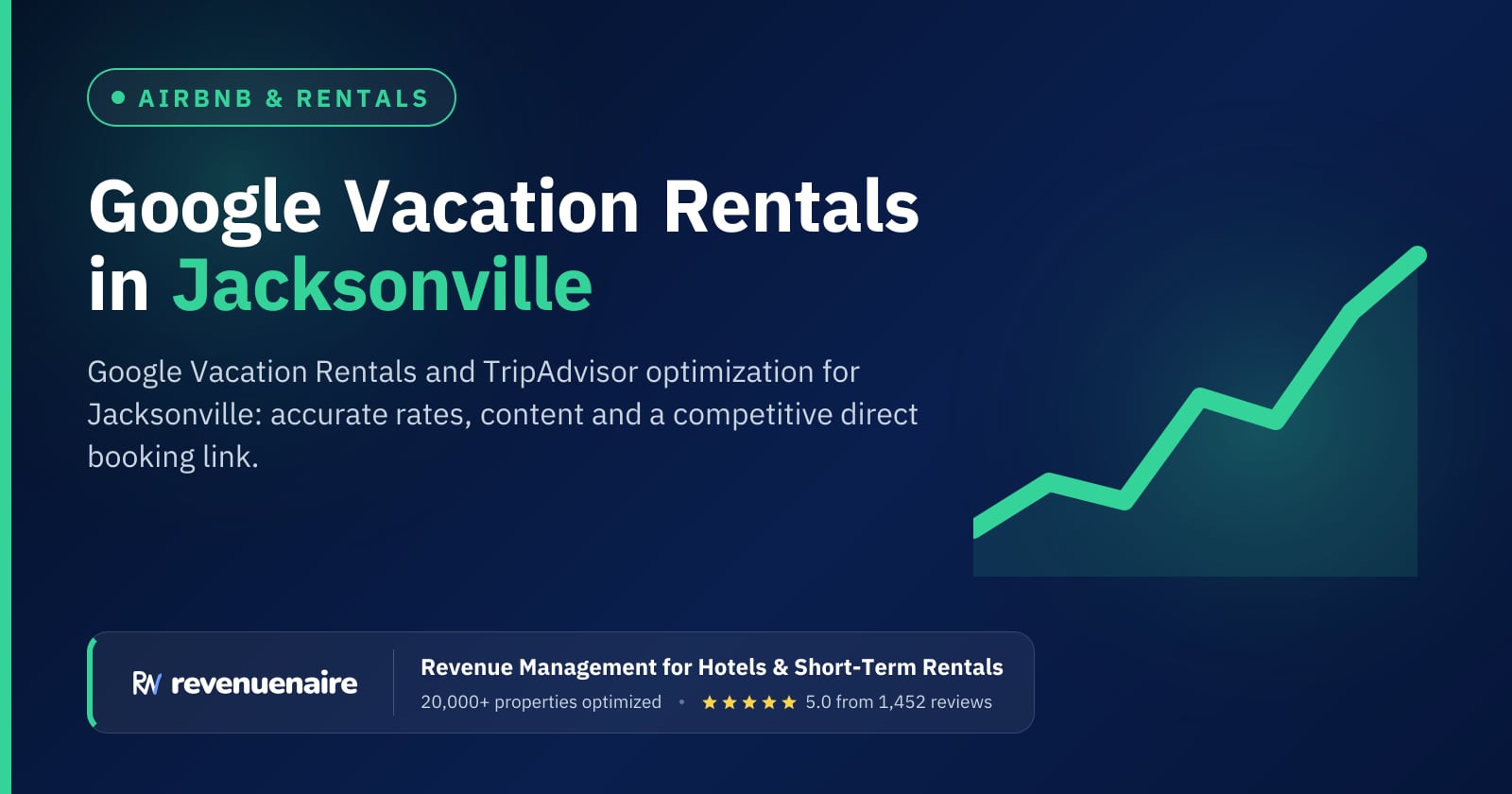Google Vacation Rentals Optimization in Jacksonville, St. Augustine & Amelia Island, United States