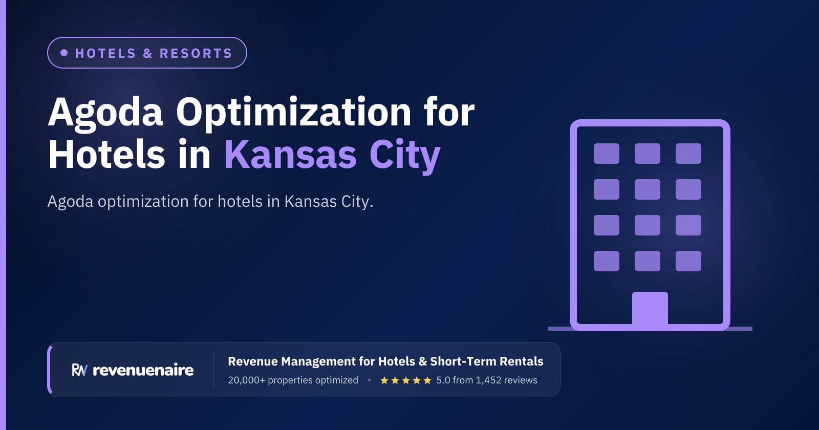 Agoda Optimization for Hotels in Kansas City, United States