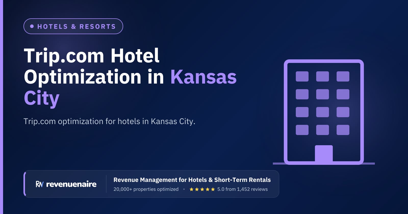 Trip.com Optimization for Hotels in Kansas City, United States