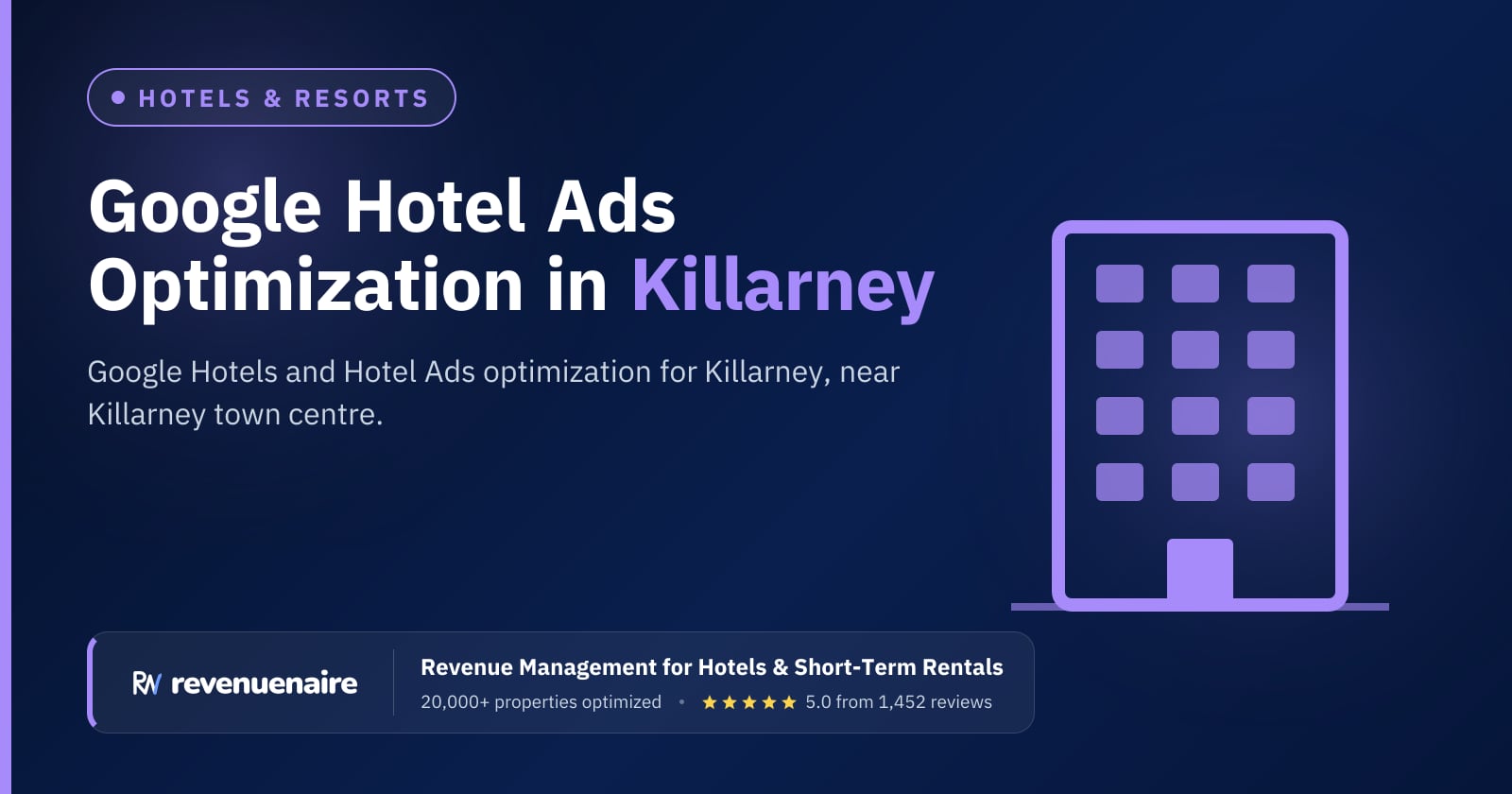 Google Hotel Ads Optimization in Killarney & the Ring of Kerry, Ireland