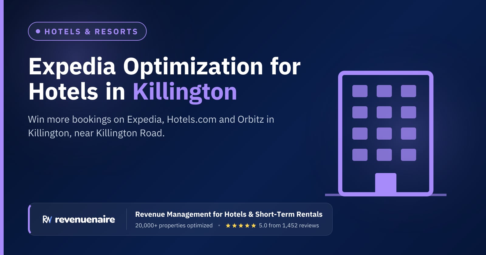 Expedia Optimization for Hotels in Killington & Central Vermont, United States