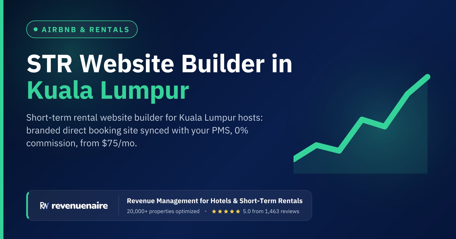 Short-Term Rental Website Builder in Kuala Lumpur, Malaysia