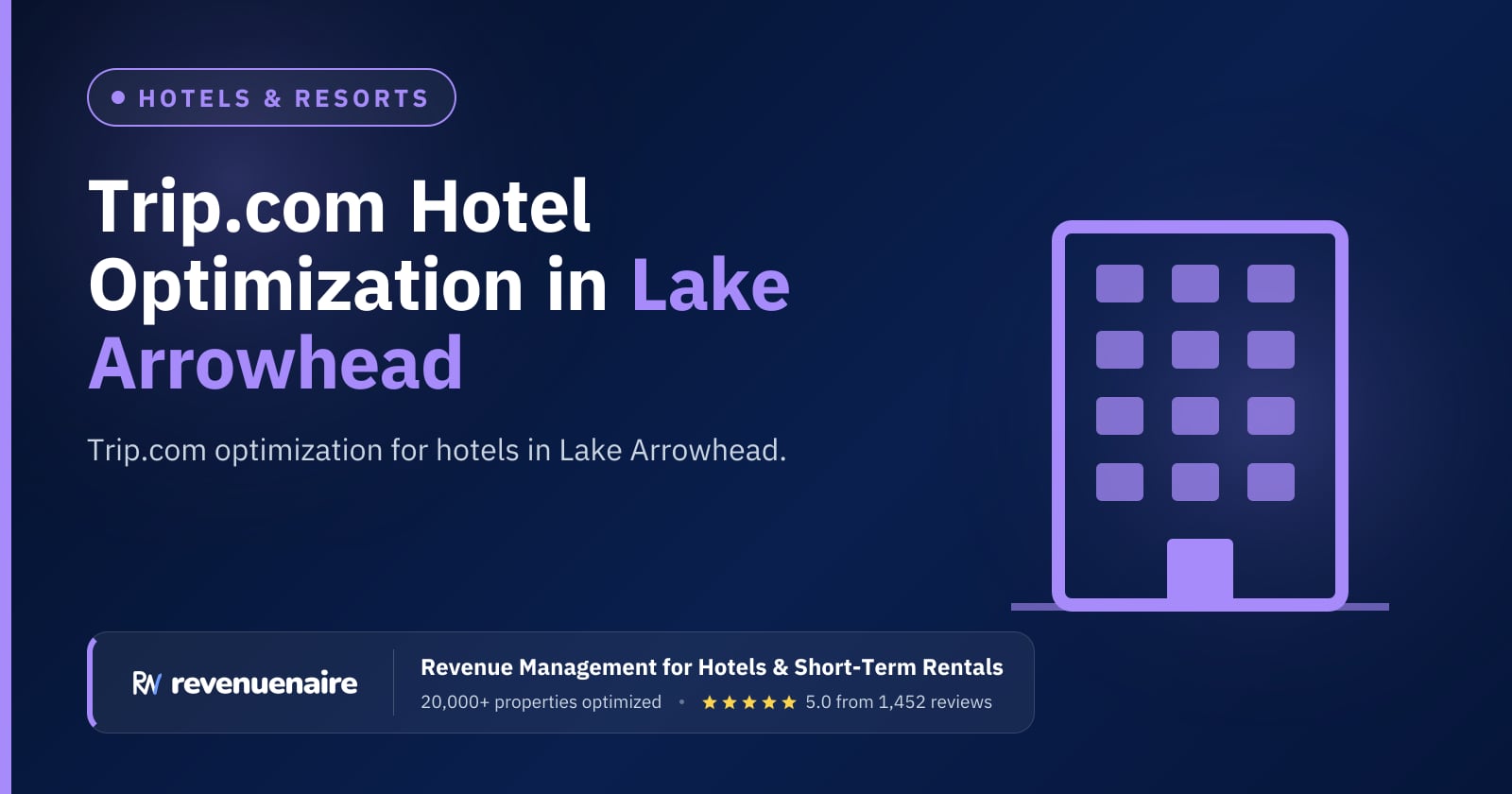 Trip.com Optimization for Hotels in Lake Arrowhead & Crestline, United States