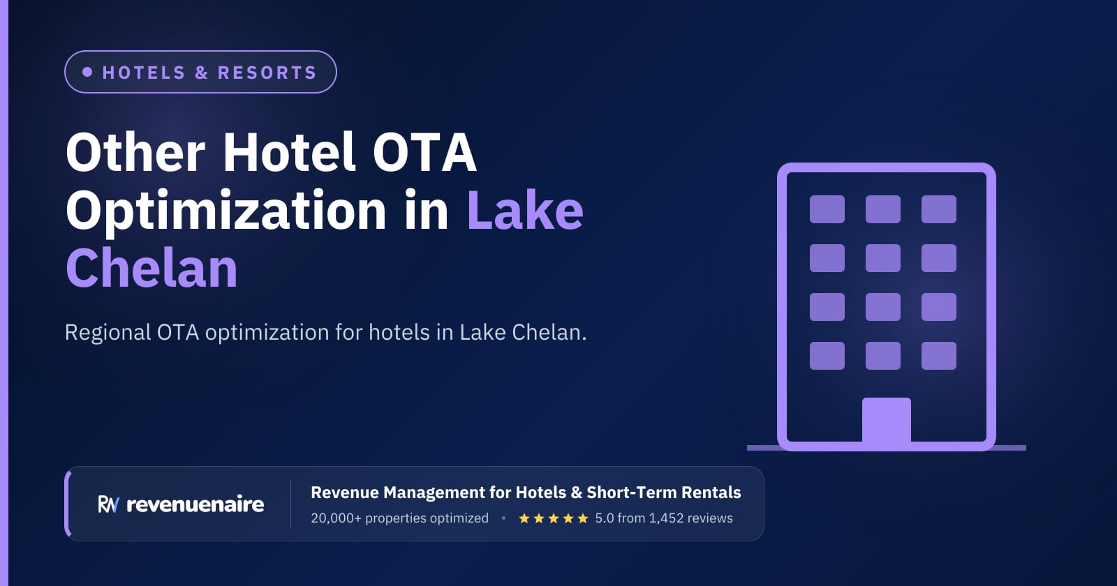 Other Hotel OTA Optimization in Lake Chelan, United States