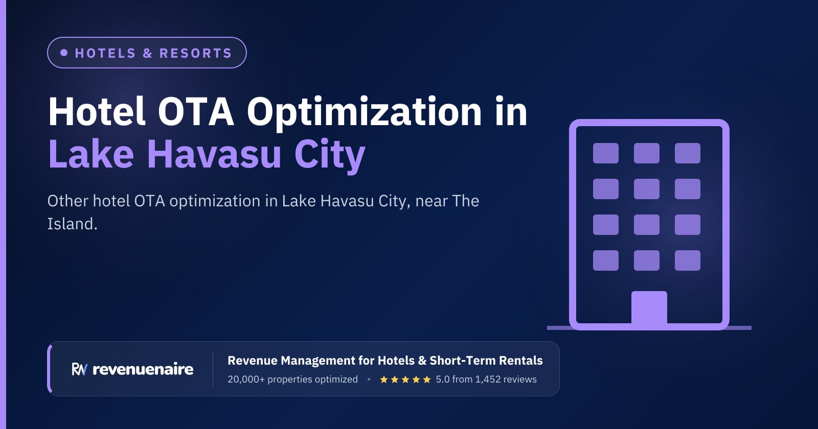Other Hotel OTA Optimization in Lake Havasu City, United States