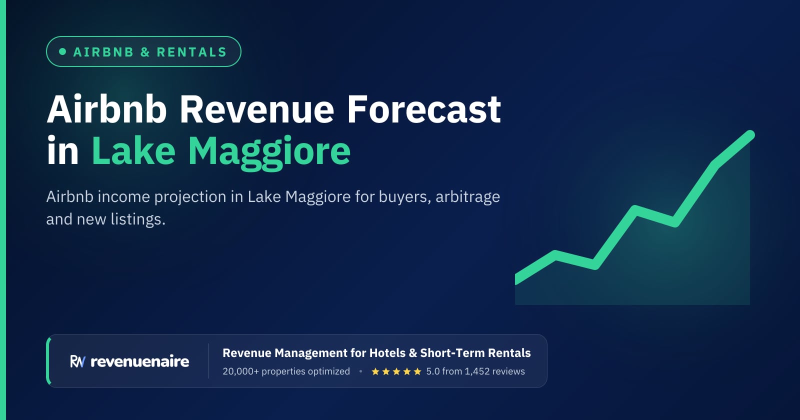 Airbnb Revenue Forecast in Lake Maggiore & Lake Orta, Italy
