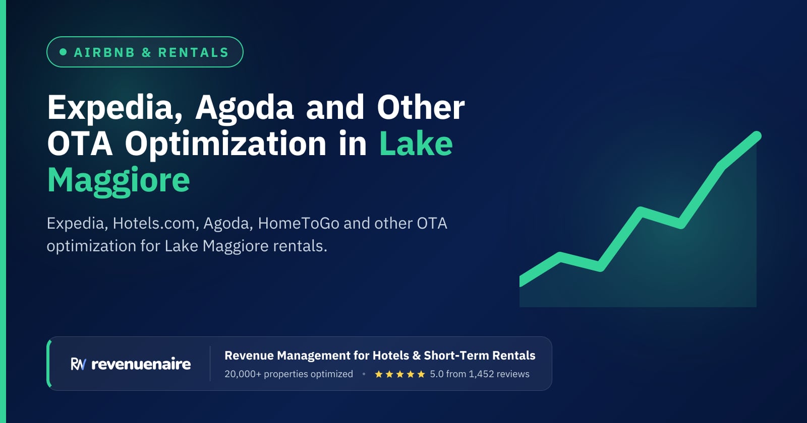 Expedia, Agoda and Other OTA Optimization in Lake Maggiore & Lake Orta, Italy