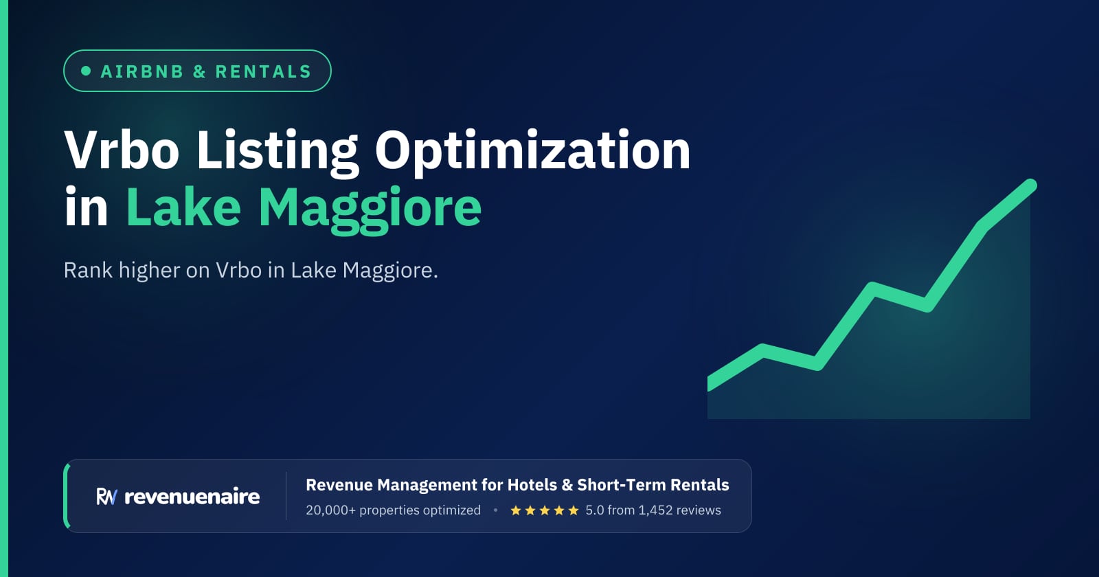 Vrbo Listing Optimization in Lake Maggiore & Lake Orta, Italy