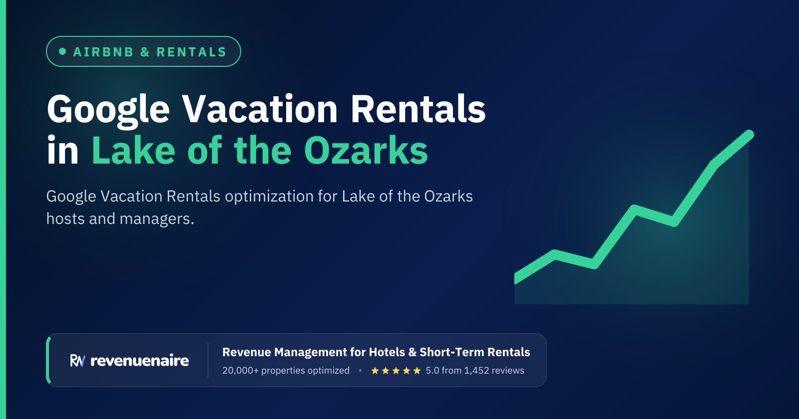 Google Vacation Rentals Optimization in Lake of the Ozarks, United States