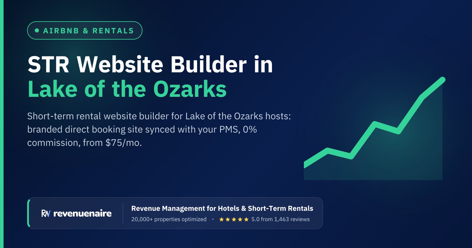 Short-Term Rental Website Builder in Lake of the Ozarks, United States