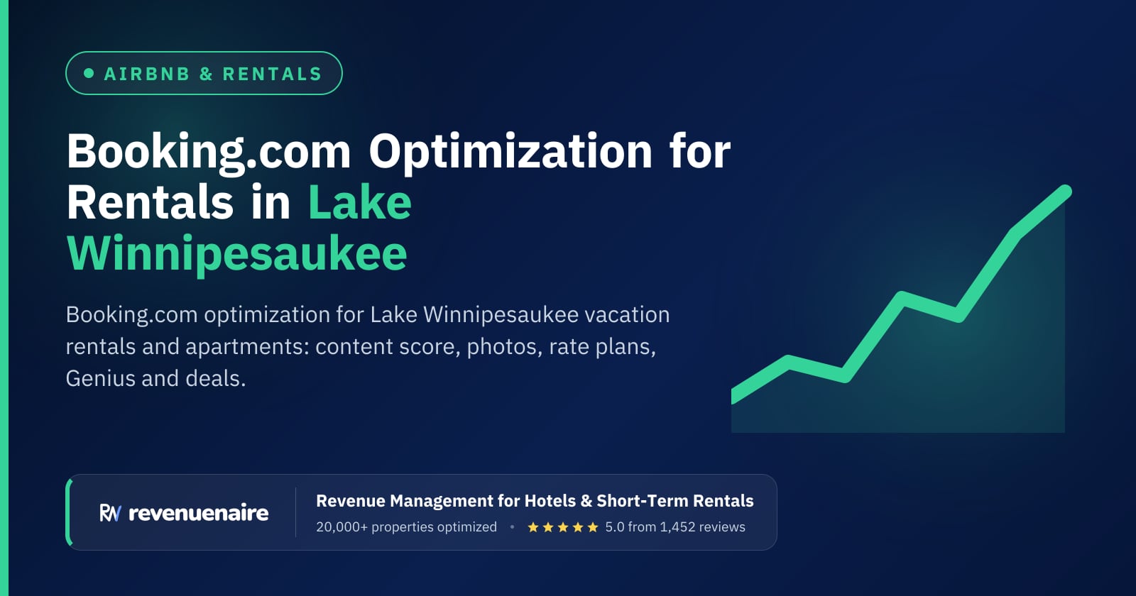 Booking.com Optimization for Rentals in Lake Winnipesaukee, United States