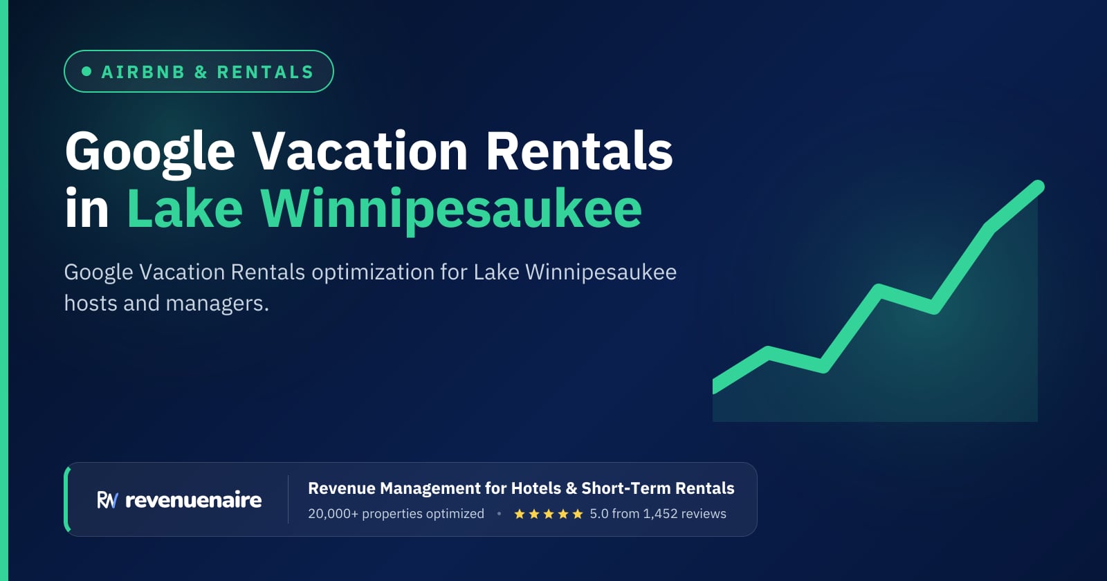 Google Vacation Rentals Optimization in Lake Winnipesaukee, United States