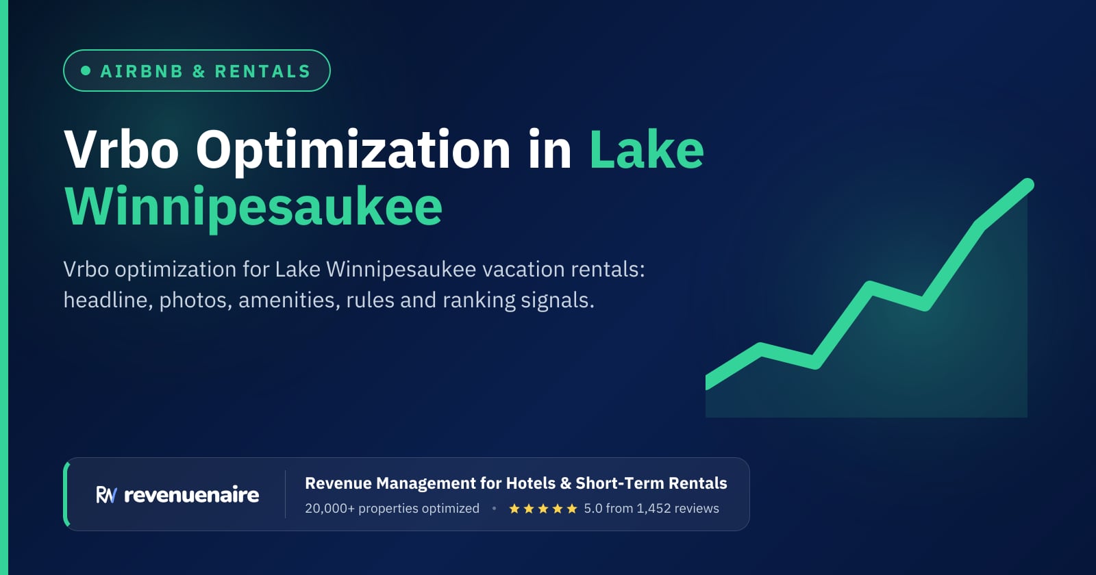 Vrbo Listing Optimization in Lake Winnipesaukee, United States