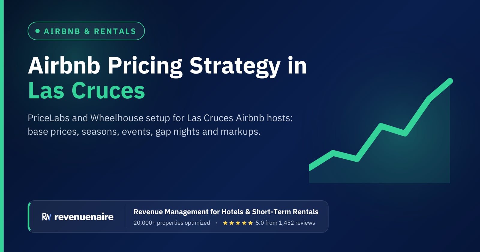 Airbnb Pricing Strategy in Las Cruces & White Sands, United States