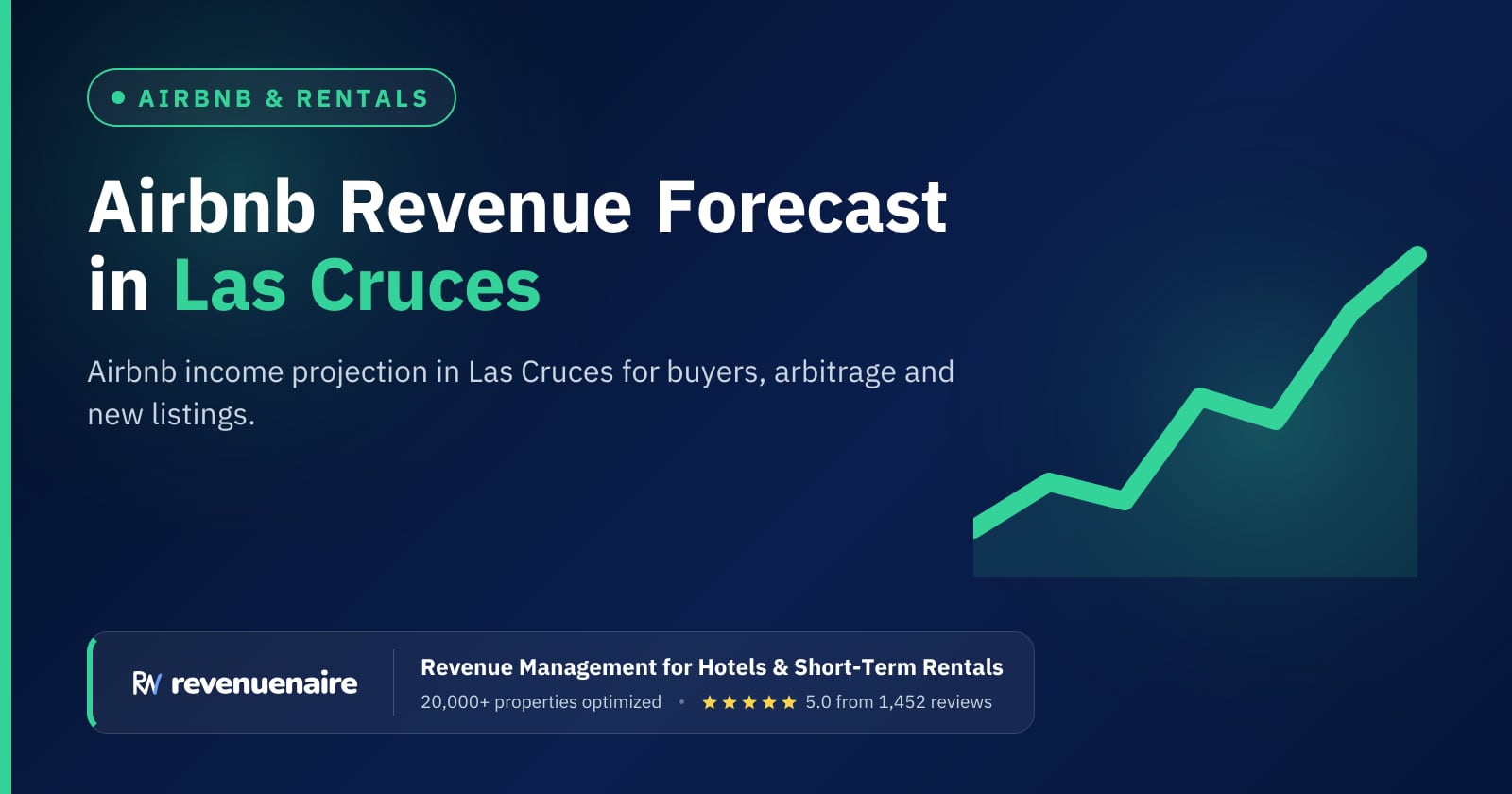 Airbnb Revenue Forecast in Las Cruces & White Sands, United States