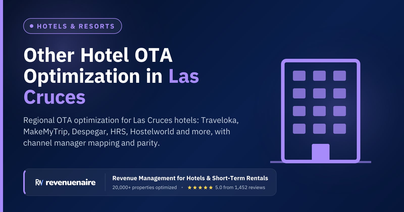 Other Hotel OTA Optimization in Las Cruces & White Sands, United States