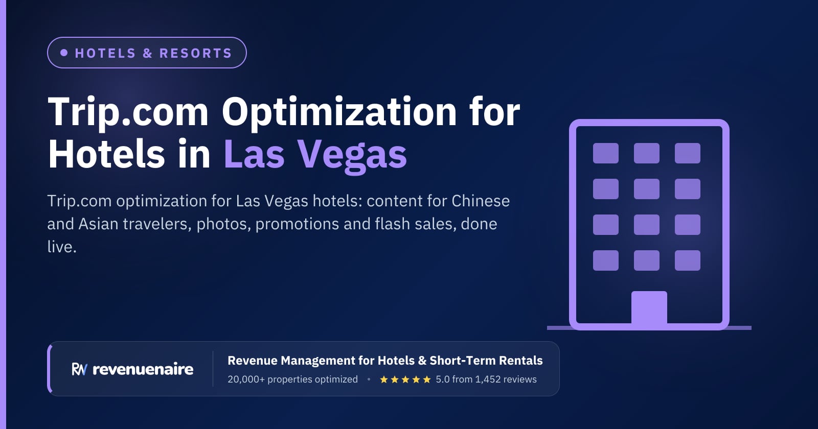 Trip.com Optimization for Hotels in Las Vegas, United States