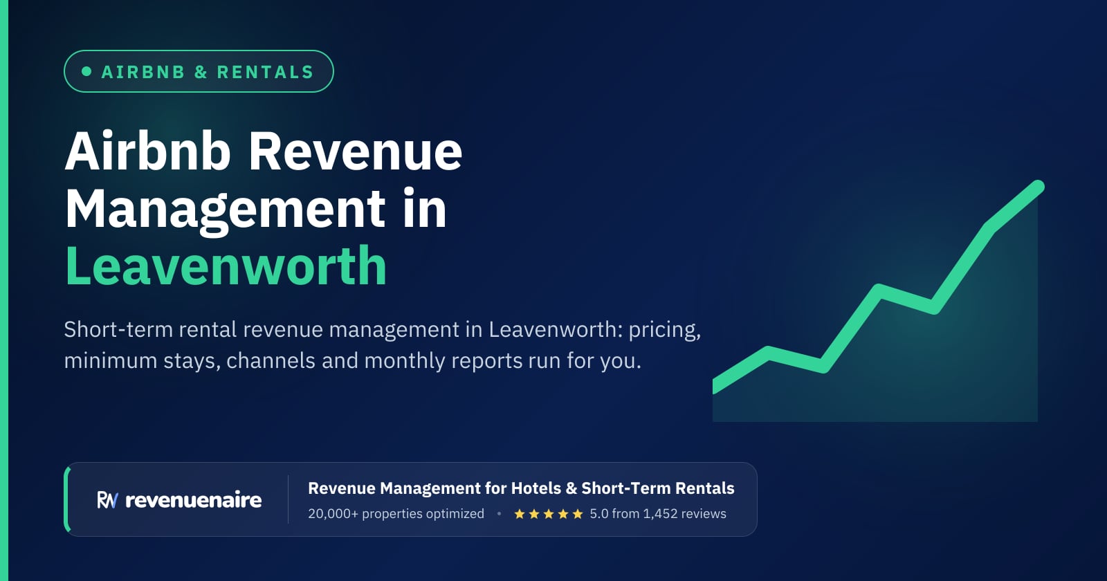 Airbnb Revenue Management in Leavenworth & the Washington Cascades, United States