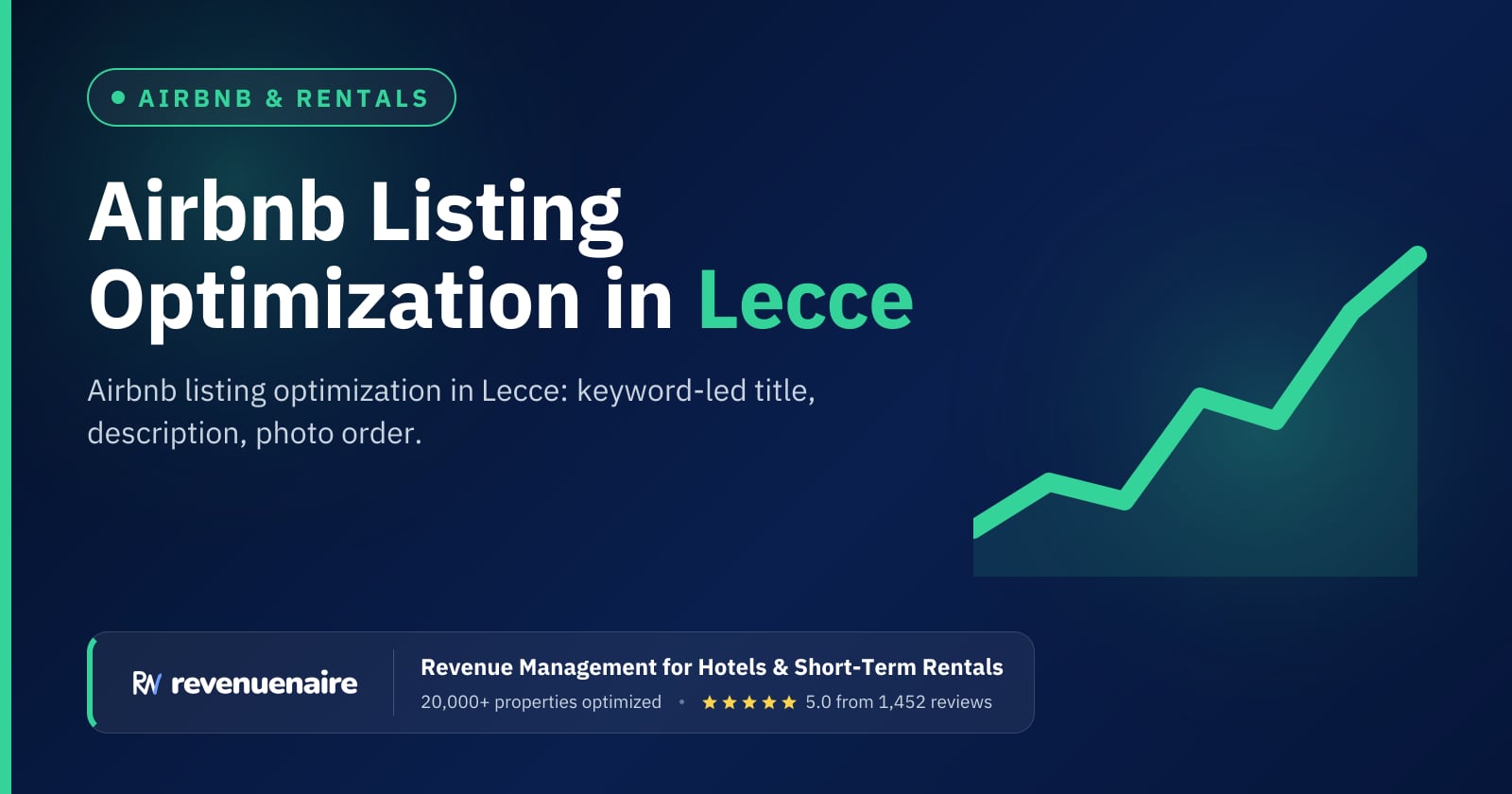 Airbnb Listing Optimization in Lecce & Salento, Italy