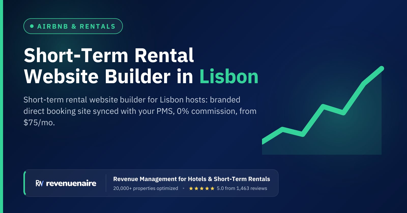 Short-Term Rental Website Builder in Lisbon, Portugal