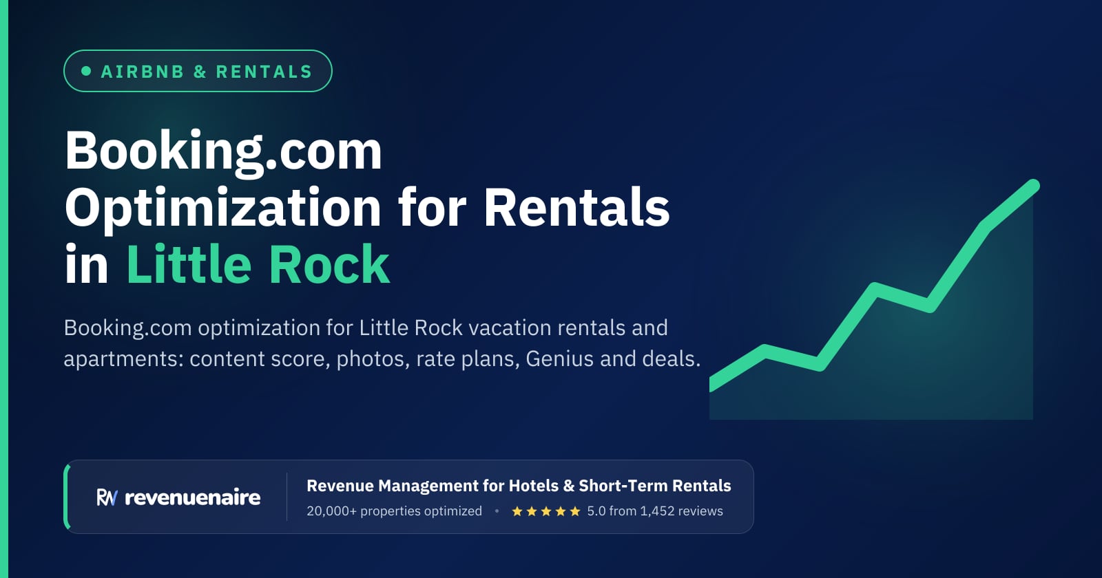Booking.com Optimization for Rentals in Little Rock & Hot Springs, United States