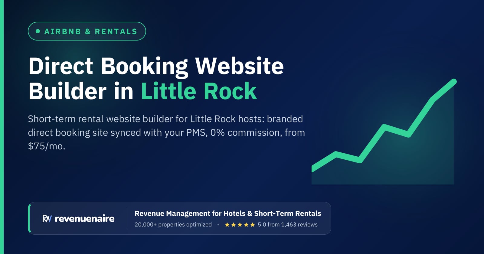 Short-Term Rental Website Builder in Little Rock & Hot Springs, United States