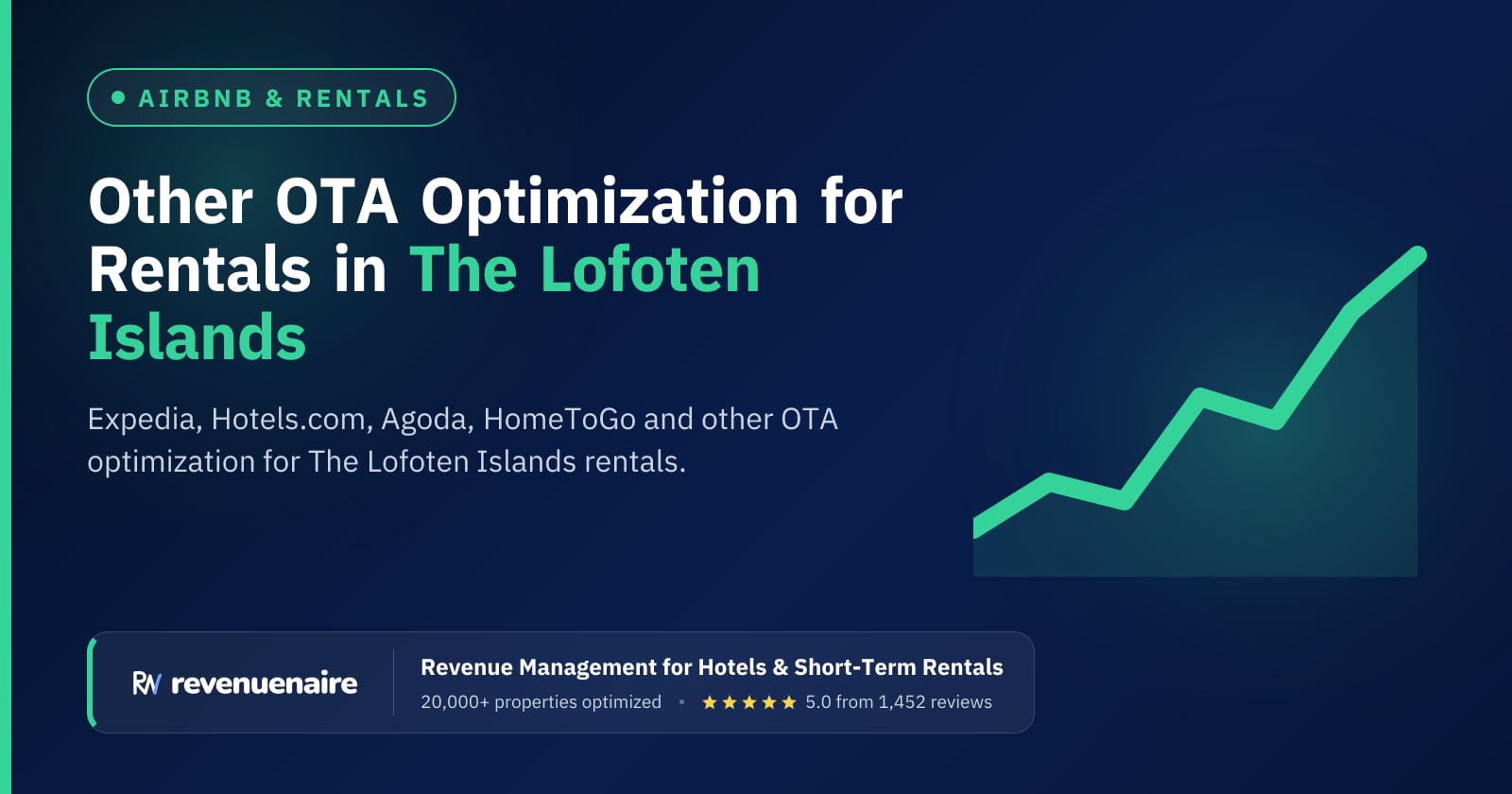 Expedia, Agoda and Other OTA Optimization in The Lofoten Islands, Norway