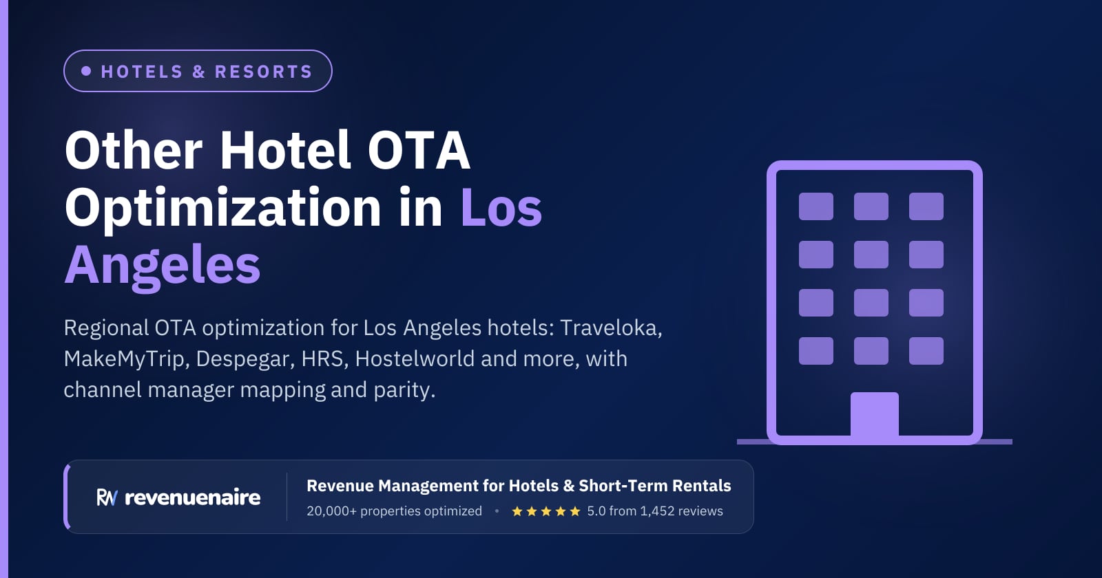 Other Hotel OTA Optimization in Los Angeles, United States
