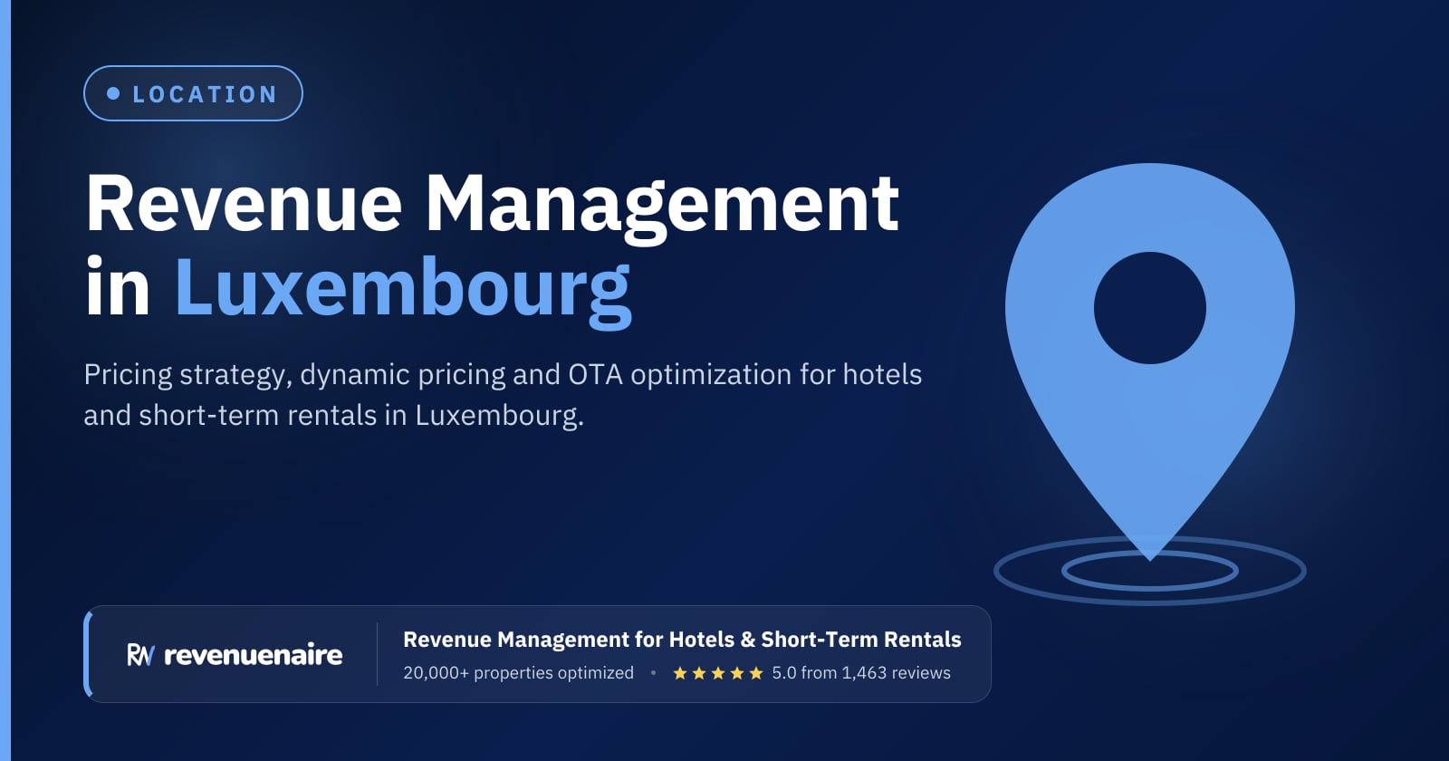 Revenue management in Luxembourg, Luxembourg