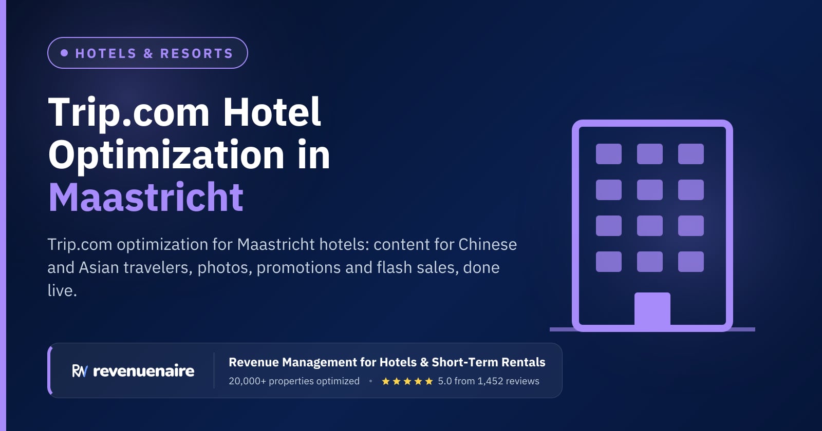 Trip.com Optimization for Hotels in Maastricht, Netherlands