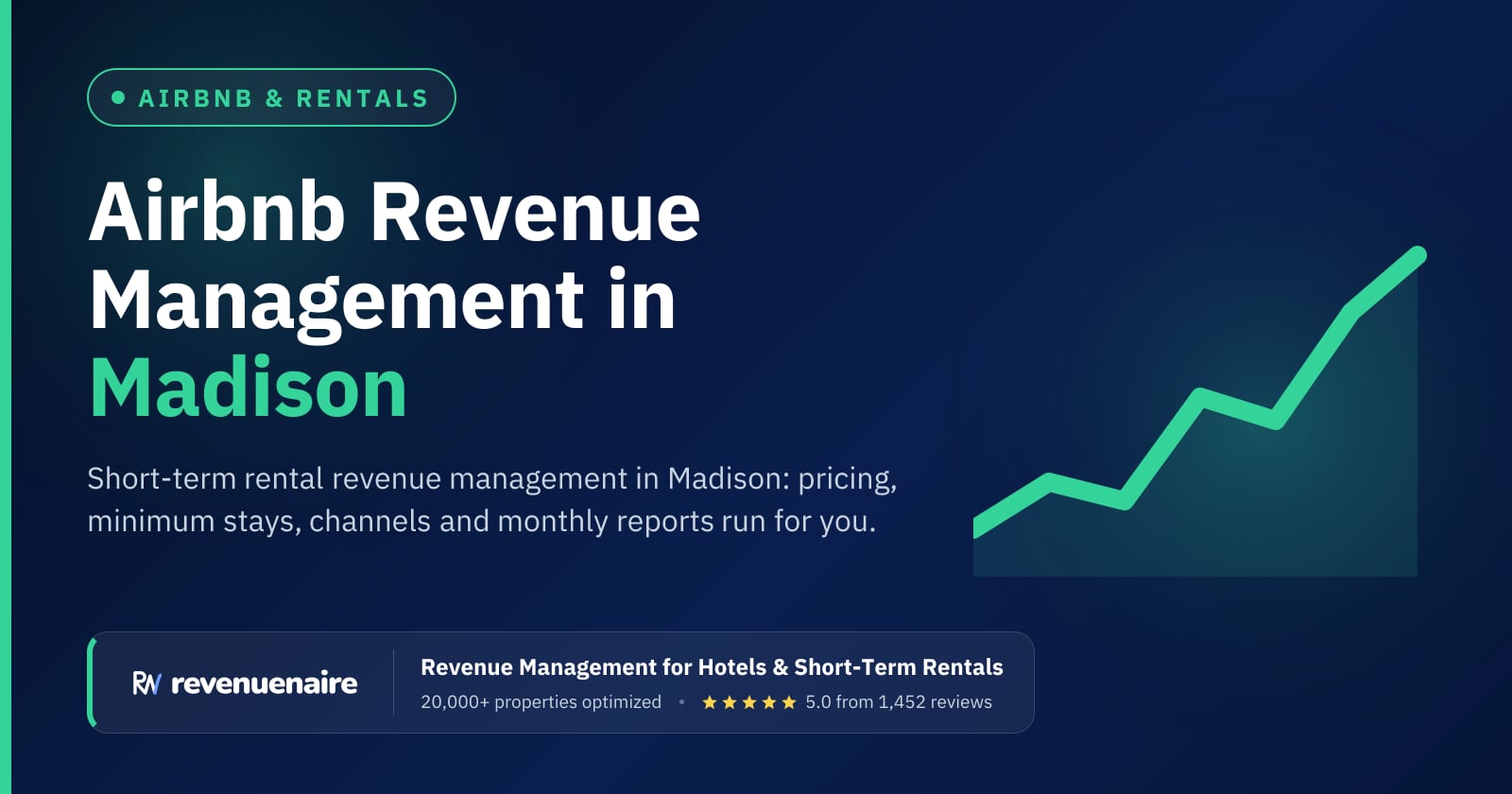 Airbnb Revenue Management in Madison, United States