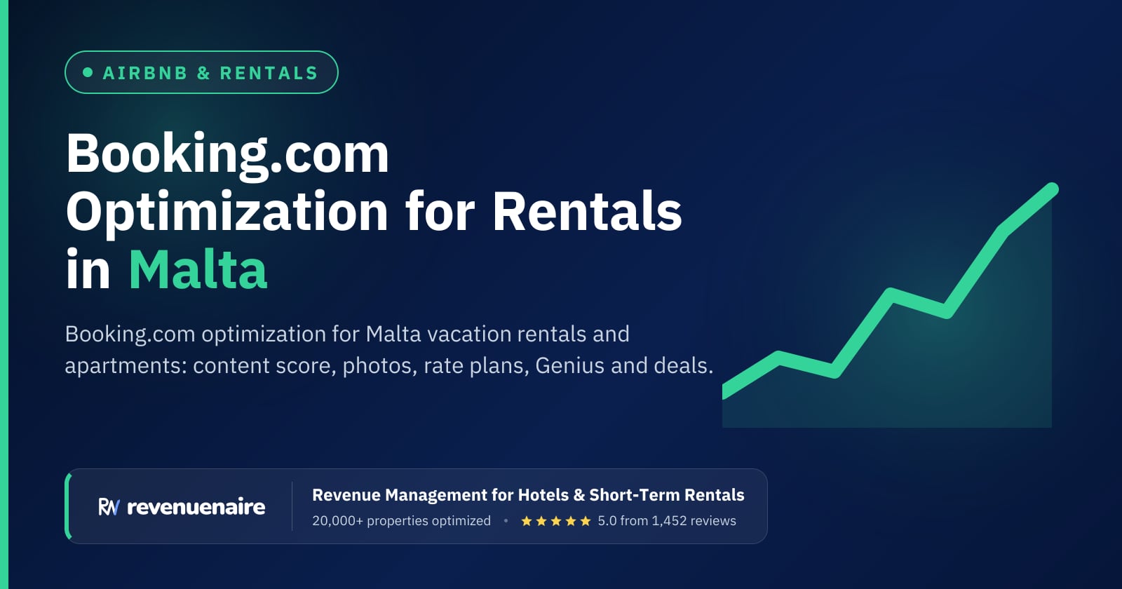 Booking.com Optimization for Rentals in Malta & Gozo, Malta