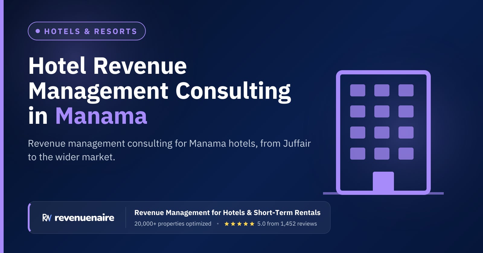 Hotel Revenue Management Consulting in Manama, Bahrain