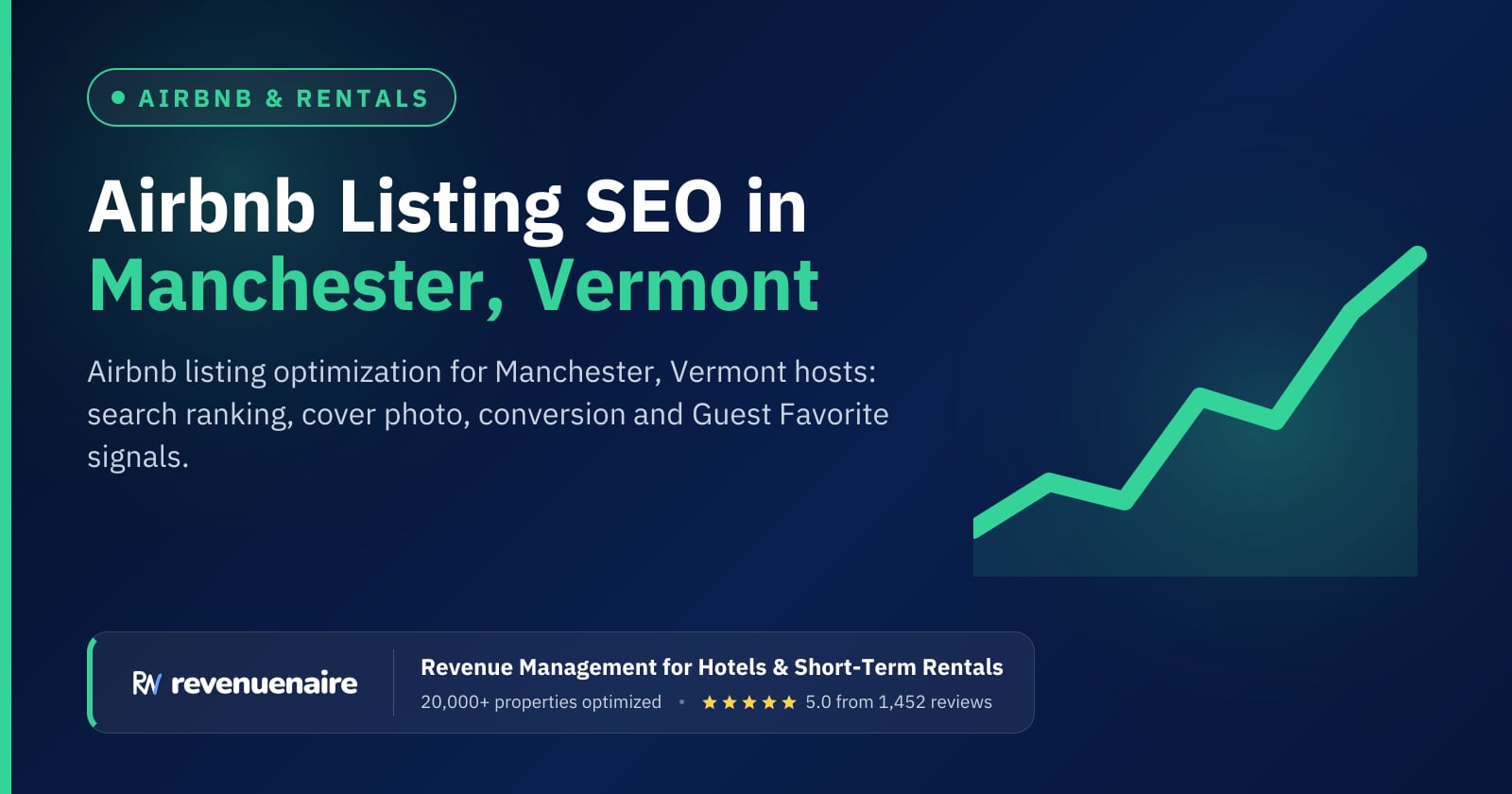 Airbnb Listing Optimization in Manchester & Southern Vermont, United States