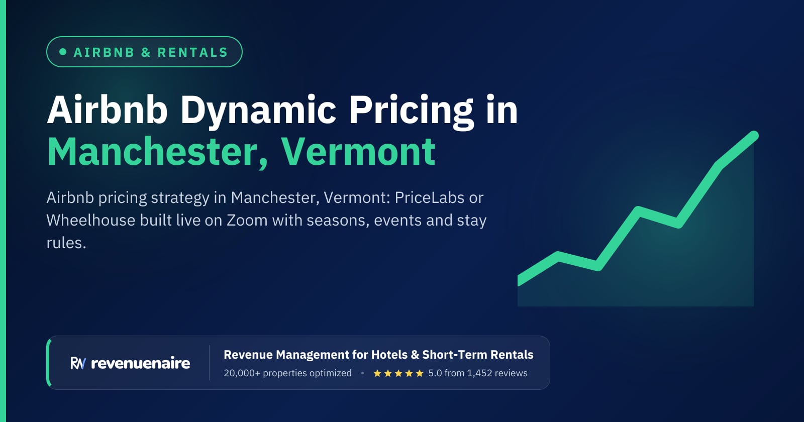 Airbnb Pricing Strategy in Manchester & Southern Vermont, United States